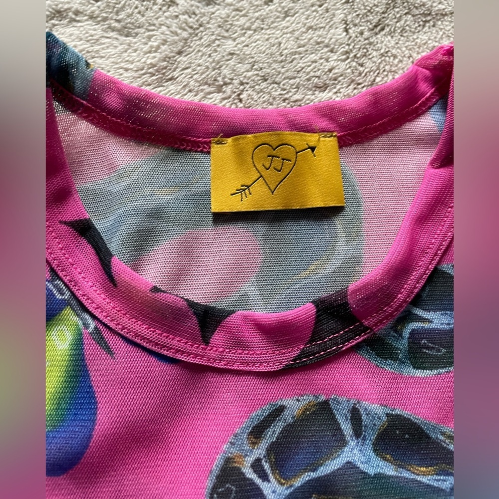 Juliet Johnstone Mesh Tank Top View 5